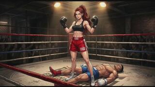 Mixed Boxing Fantasies #14: Confession of the Unstoppable Ring Dominatrix
