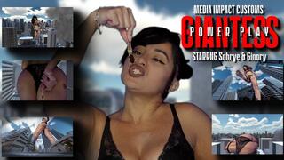 Giantess Power Play Sahrye - Gianry - POV - SFX - Giantess - Crush