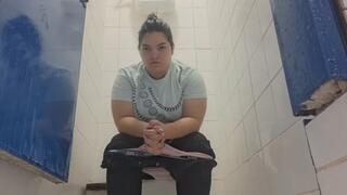 Exotic sounds are coming from the human toilet