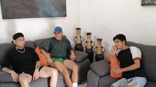 Nipple-Pierced Twink Boy Alee Receives Super Intense Tickling By His Friends Max & Parce. They Have Zero Percent Mercy With Him & Tickle Him Out Of His Mind. Watch The Boys Having Lots Of Tickle Fun!