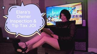 ELARA'S OWNER INSPECTION & TIP TAX JOI – WALLET DRAIN & EDGING DOMINATION