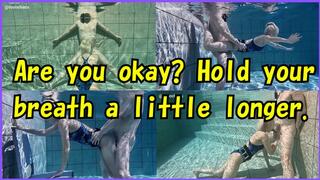 Tocochan! are you ok? Swimmer Holding Breath Underwater sex