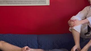 Karate sensei gave him rude JOI.