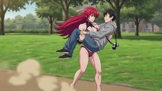 Serena Owns Him in the Park - Super Strong Girl Lifts & Dominates Helpless Guy Outdoors | Lift Carry Power