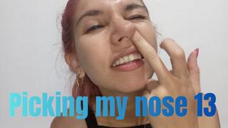 Picking my nose 13