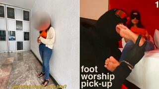 Waiting Friend Becomes My Personal Foot Slut - Sole Kissing & Licking Session! - Foot Worship Pick Up 1