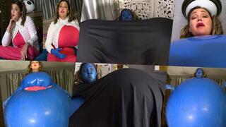 Bratty Dita Becomes Blueberry with Breasts