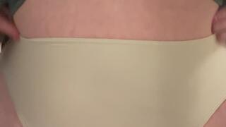 Busting out of my sweater and panties