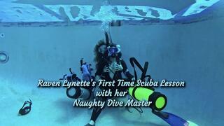 Raven Lynette’s First Time Scuba Lesson with her Naughty Dive Master Nathalia 1080p