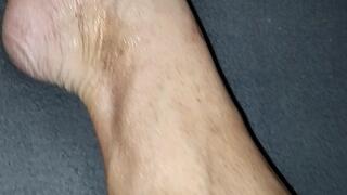 Tempest's oiled legs and headscissor