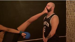 KICKS FACE SLAVE FOOT PANTS