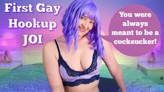 First Gay Hookup JOI - A moment in the gym shower turns into you finally giving in to your desire for cock! - Bisexual Encouragement, Make Me Bi, Bi-Sexual, Gay, Queer, Jerk Off Instruction, Female Domination, Femdom with Mistress Mystique Hoops - MP4