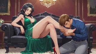 Foot Worship Fantasies #13B: Confessions of a Foot Goddess (Animated)