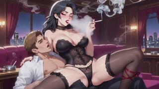 Smoking Fantasies #12B: Confessions of a Smoky Seductress (Animated)