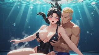 Underwater Fetish Fantasies #11B: Confessions of a Breathless Dive (Animated)
