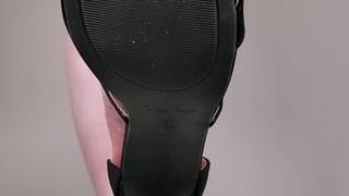 Foot slave trample in high heels