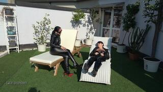 LILY DUPONT : boot worship and spanking for her mobile