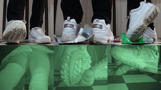 More brutal cocktrampling with Tanja and her Fila Disruptors - Cam 2