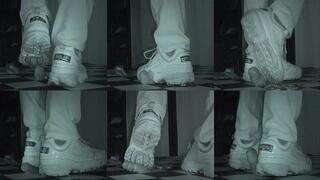 More brutal cocktrampling with Tanja and her Fila Disruptors - Cam 3