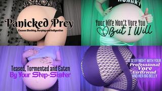 Best Of 2024 Same Size Vore Compilation - HD - The Goddess Clue, My Hottest Full Size Vore Videos From 2024, 1 Hour Of Sexy Same Size Vore Roleplay With Tons Of Burping, Girlfriend And Step-Sister Scenarios, Sloshing, Belching, Belly Play POV