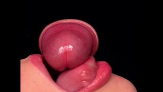 Extreme Close Ups Teasing Just The Tip Of His Penis