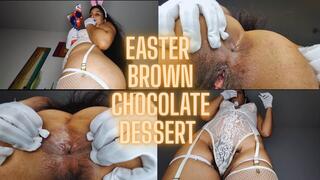 Lick my dark brown chocolate asshole: Easter edition