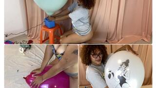 full section of balloon games