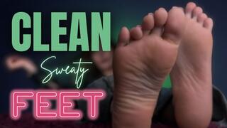 Clean Sweaty Feet