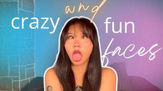 crazy and fun faces