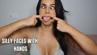 Silly faces hand play - OnlyVanessa
