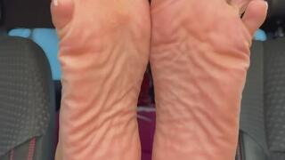 Sexy Sweaty Stinky Soles Fresh From the Gym Sock Reveal