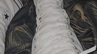 Primey's White XXHi Converse Lace Cutting