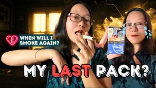 Chainsmoking Asian MILF Cries Over Last Cigarette Pack