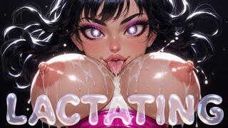 MILK LACTATION - Lactation Nursing: Milky Breasts Overflowing for My Good Boy
