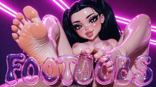 FOOTJOBS - Oily Footjob Stroke: My Slick Soles Edge & Drain You - Helpless Cock Trapped Between My Oiled Bare Feet