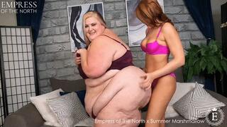 Extreme Body Contrast - Featuring SSBBW Summer Marshmallow