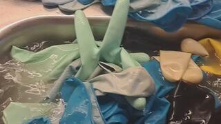 Rubberglove cleaning