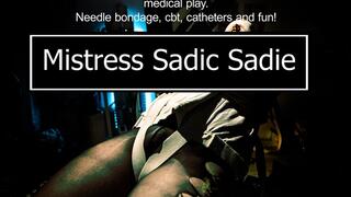 Needle bondage and cbt