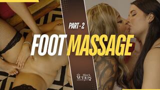 PT2 - Sensual Kissing Fetish Leading To Intense Foot Pussy Orgasm