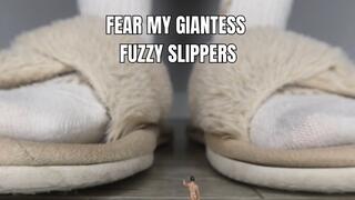 Fear my giantess fuzzy slippers - OnlyVanessa