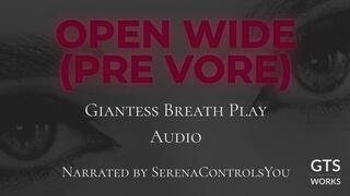 Open Wide - Giantess Mouth Play Brat Tamer - Breath Humiliation - Tiny POV by GTS Works