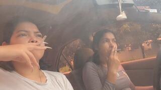 Love for Smoke and Cigarettes In The Car