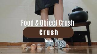 Crushing eggshells with very high heels (E)