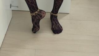 Hot asian babe wearing bodysuit.