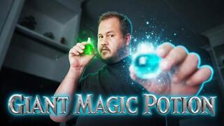 Hitchhiking Giant Drinks Magic Potion & Shrinks His Old Bully