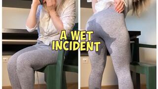 I didn’t have time to get to the restroom