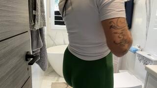 Pee before and after the shower