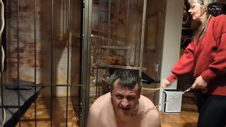 Folter des Schreckens für den Sklaven - Slave in Jail - Teil 3 Punishment of terror for the slave - Slave in Jail - Part 3