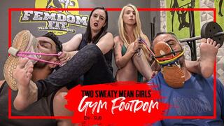 Nara and Charlotte make gym guys worship their smelly socks and sweaty feet (720 EN-sub) Foot Domination - Foot Gagging - Foot Fetish - Foot Smelling