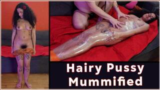 Hairy Pussy - Mummified | Full HD 1080p | Bondage - Bisex - Wand